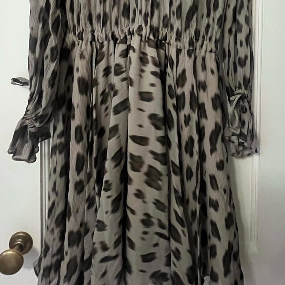 Anine Bing animal print silk dress size M - Picture 4 of 9